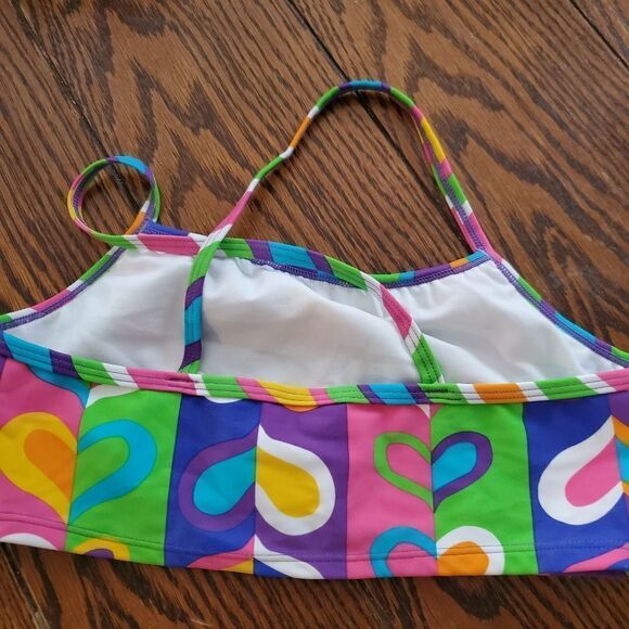 NWT hanna Andersson hearts swim top Size 150 - Picture 3 of 3